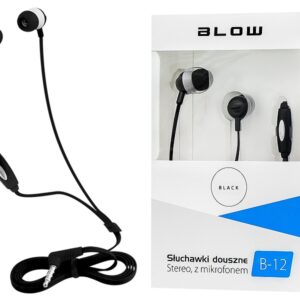 Headphones Stereo MP3/MP4 c/ Microfone (Preto) - BLOW