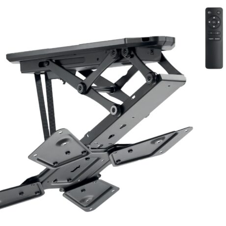 Suporte Tecto Motorizado SMART p/ TV LED-LCD-PLASMA 23~55 (Máx 30Kg) Comando e APP TUYA - JollyLine