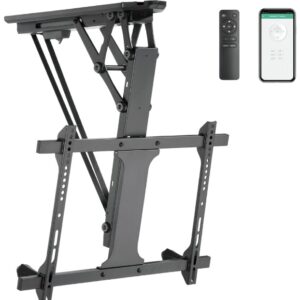 Suporte Tecto Motorizado SMART p/ TV LED-LCD-PLASMA 32~80 (Máx 35Kg) Comando e APP Tuya - JollyLin