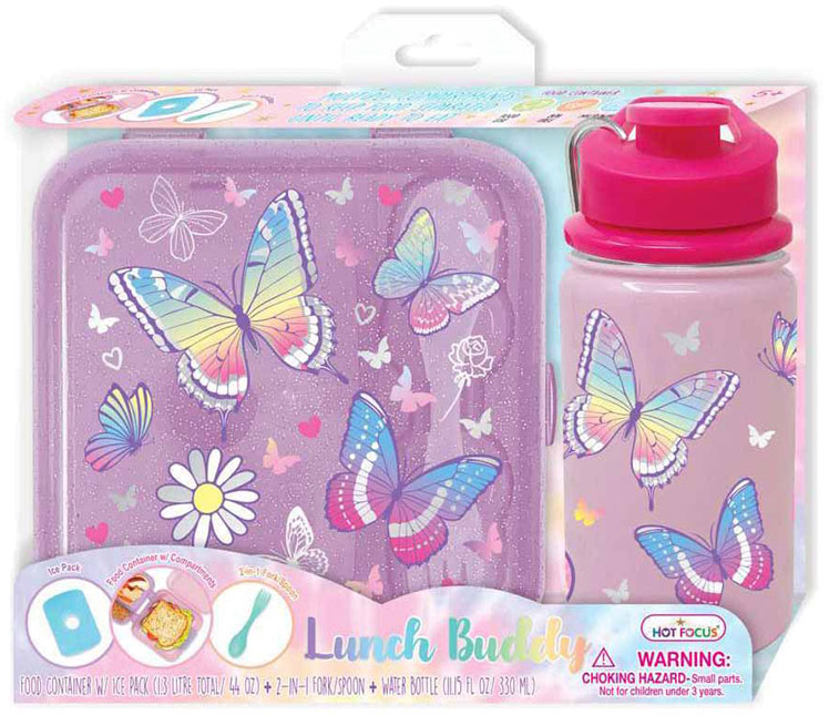 Butterfly Conjunto Lancheira + Garrafa - HOTFOCUS