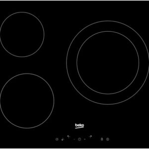 Placa Vitrocer?mica 3 Bocas (Preto) - BEKO