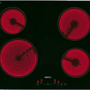 Placa Vitrocer?mica 4 Bocas HIC64401 (Preto) - BEKO