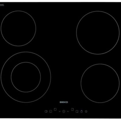 Placa Vitrocerâmica 4 Bocas (Preto) - BEKO