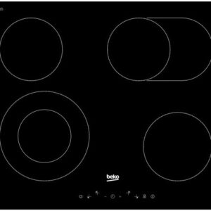 Placa Vitrocer?mica 4 Zonas 6900W HIC64403T (Preto) - BEKO