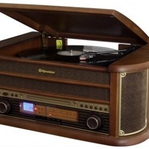Gira Discos Retro (Castanho) - ROADSTAR