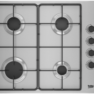 Placa de Gás Natural 4 Bocas (Inox) - BEKO
