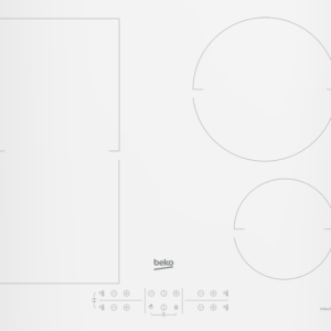 Placa de Indução 4 Bocas 7200W (Branco) - BEKO