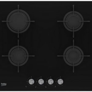Placa 4 Bocas a G?s 580x510mm (Preto) - BEKO