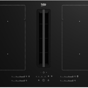 Placa de Indução 80cm c/ SIistema de Extração (Preto) HIXI84700UP - BEKO