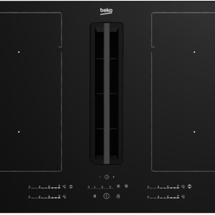 Placa de Indução 80cm c/ SIistema de Extração (Preto) HIXI84700UP - BEKO