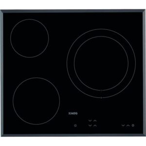 Placa Vitrocer?mica Embutida 3 Zonas HK623021FB (Preto) - AEG