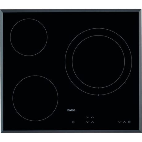 Placa Vitrocerâmica Embutida 3 Zonas HK623021FB (Preto) - AEG