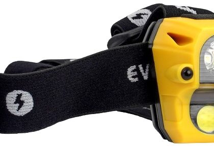 Lanterna de Cabe?a c/ LED CREE XP-E2 3W + LED COB 3W c/ Sensor de Proximidade - everActive