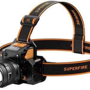 Lanterna de Cabe?a USB 10W 350lm - SUPERFIRE