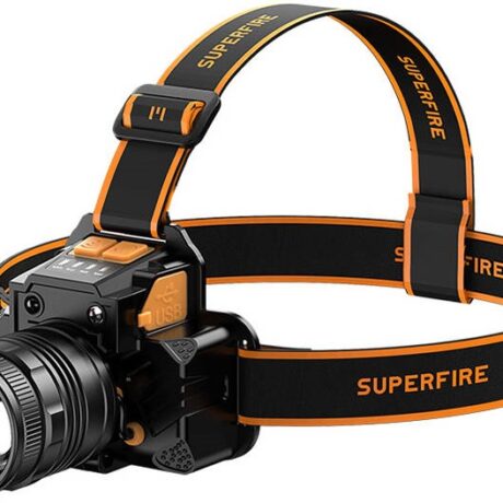 Lanterna de Cabeça USB 10W 350lm - SUPERFIRE