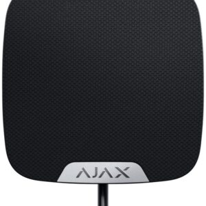 Sirene HomeSiren Fibra p/ Interior c/ Fios (Preto) - AJAX
