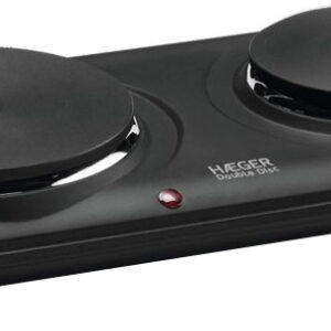 Placa Eléctrica 2 Discos 2250W (Inox) - HAEGER