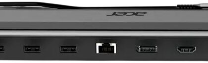 Hub USB-C 13-EM-1 (2xHDMI/USB-C/3xUSB-A/Jack/VGA/DisplayPort/RJ45/MicroSD/SD) - ACER