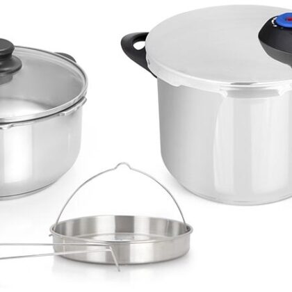 Panela de Pressão 4+6L (Inox) - ORBEGOZO