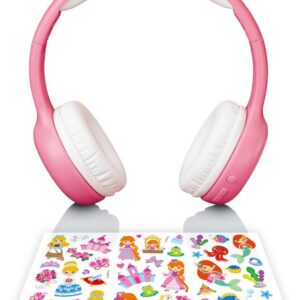 Auscultadores Bluetooth p/Crian?as HPB 110 (Rosa) - LENCO