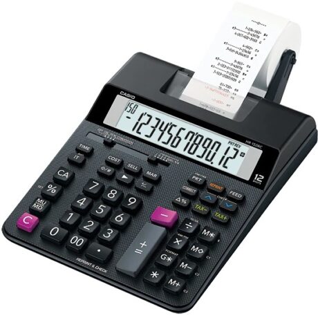 Calculadora de Secretária HR-150RCE 12 Digitos c/ Impressão - CASIO