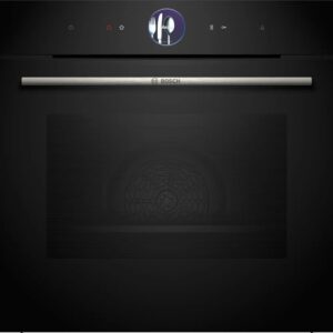 Forno de Encastre Serie 8 HRG7361B1 c/ Fun??o Vapor 71L 3600W (Preto) - BOSCH