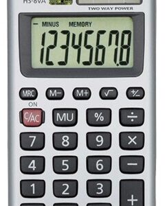 Calculadora de Bolso 8 Digitos (Cinza) - CASIO