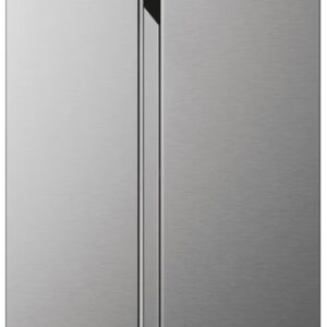 Frigorífico Americano Side by Side SBS 90 Serie 5 HSR5918DNMP 528L No Frost (Platina/Inox) - HAIER