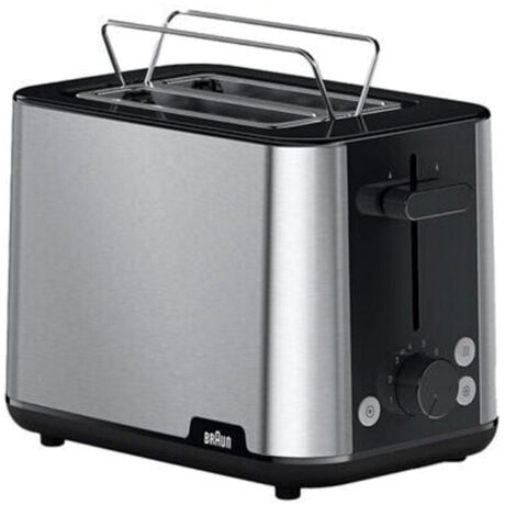 Torradeira 900W 2 Fenda Bandeja Migalhas - BRAUN