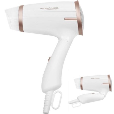 Secador de Cabelo de Viagem 1400W Dobrável (Branco) - ProfiCare