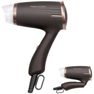 Secador de Cabelo de Viagem 1400W Dobrável (Castanho) - ProfiCare