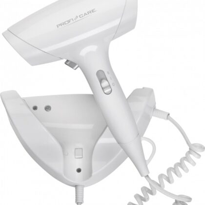Secador de Cabelo 1800W c/ Suporte de Parede (Branco) - PROFICARE