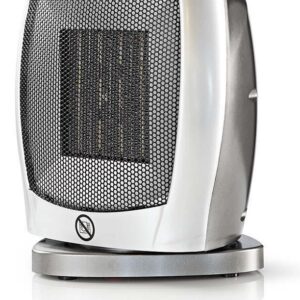 Aquecedor Cerâmico Ar Rotativo 1500W (Cinzento) - NEDIS