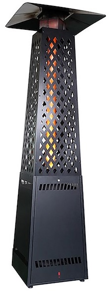 Salamandra de Exterior a Pellets FREYA 14kW (Preto) - HTW