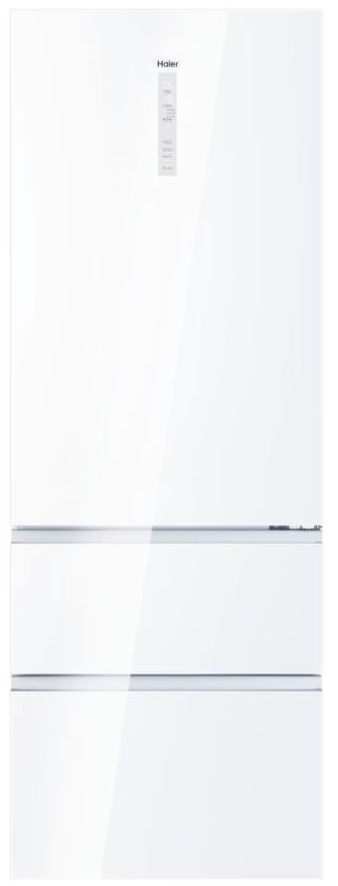 Frigorífico Combinado 3D 70 Serie 7 HTW7720DNGW 483L No Frost (Iconic Glass) - HAIER