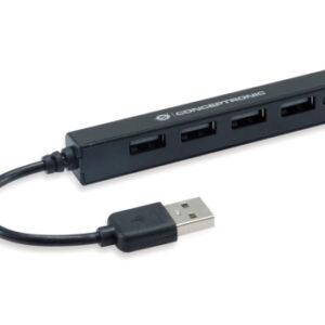 Adaptador Hub USB 2.0 4-EM-1 - (4x USB) - CONCEPTRONIC
