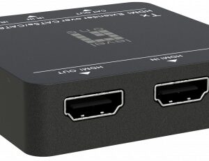 Extensor HDMI via UTP CAT5e/6 RJ45 at? 50 mts (Preto) - LEVELONE