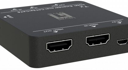 Extensor HDMI via UTP CAT5e/6 RJ45 até 50 mts (Preto) - LEVELONE