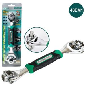 Chave Multifun??es 48-EM-1 Roquete Hexagonal/Quadrada - Proskit