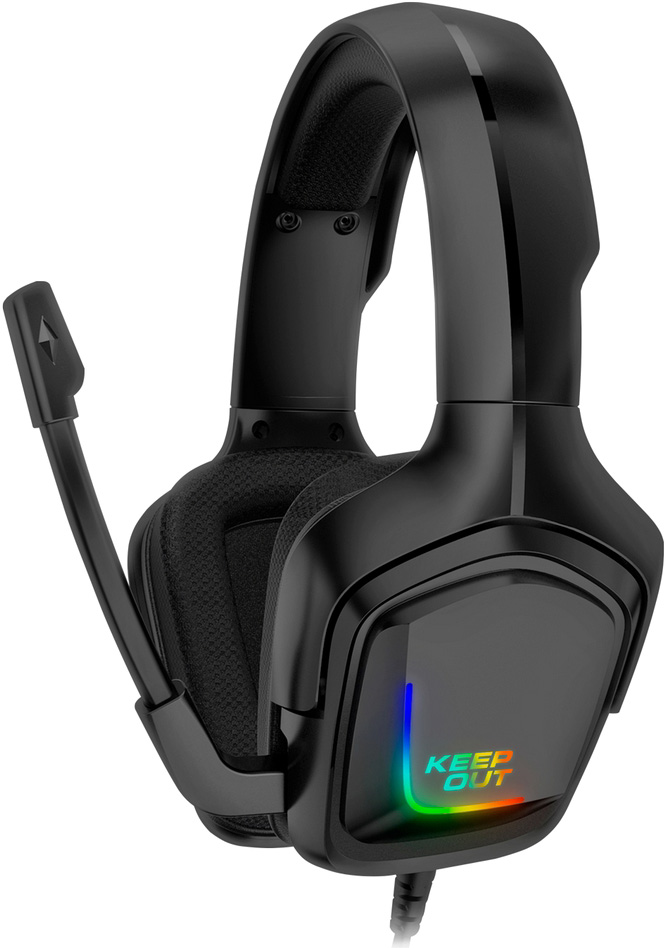 Auscultadores Headset Gaming HX601 (Preto) - KEEP OUT