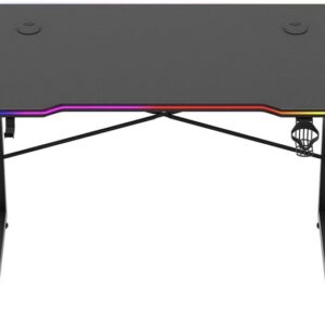 Mesa Gaming Hero 1.7 RGB 120cm (Preto) - HUZARO