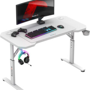 Mesa Gaming Hero 2.6 120cm (Branco) - HUZARO