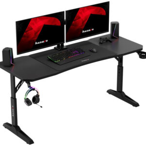 Mesa Gaming Hero 4.6 160cm (Preto) - HUZARO