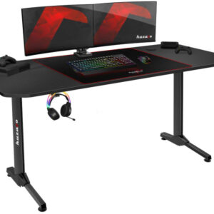 Mesa Gaming Hero 4.7 160cm (Preto) - HUZARO