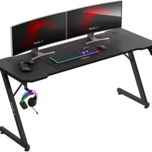 Mesa Gaming Hero 4.8 160cm (Preto) - HUZARO