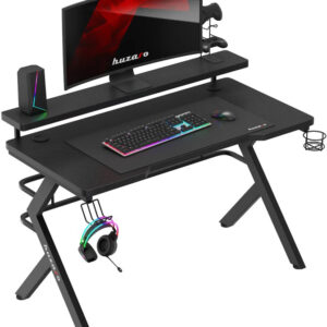 Mesa Gaming Hero 5.0 120cm (Preta) - HUZARO