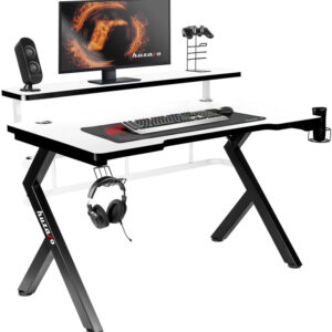 Mesa Gaming Hero 5.0 120cm (Branco) - HUZARO