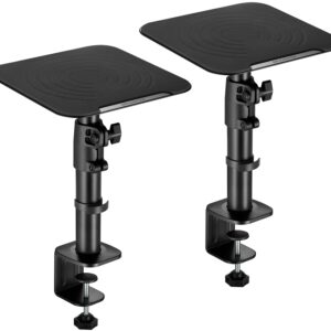 Suporte de Mesa Ajust?vel p/ Coluna Monitor (Preto) - PHOENIX