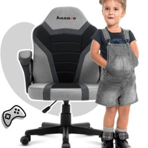 Cadeira Gaming Infantil Ranger 1.0 (Cinza) - HUZARO