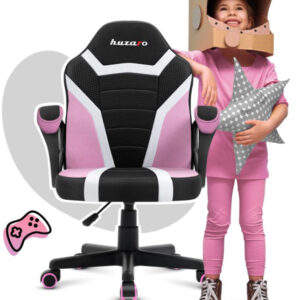Cadeira Gaming Infantil Ranger 1.0 (Rosa) - HUZARO